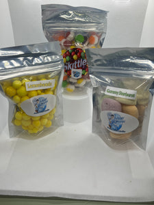 Freeze Dried Trio Skittles, Lemonheads & Gummy Starburst