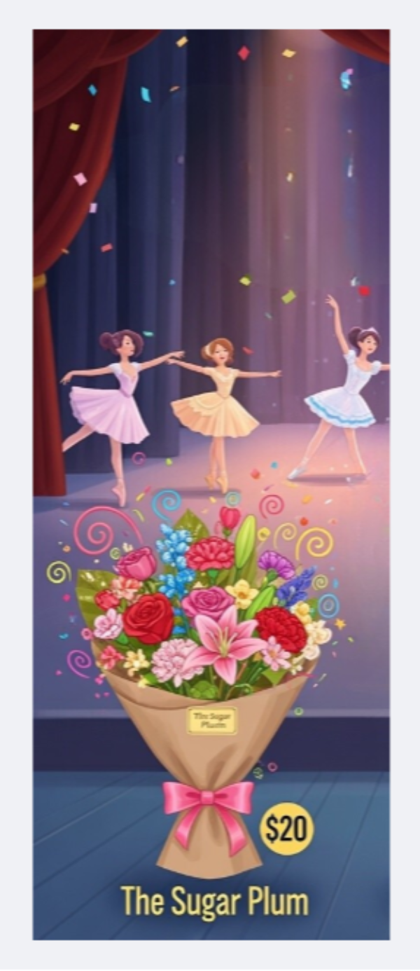 The Sugar Plum Bouquet